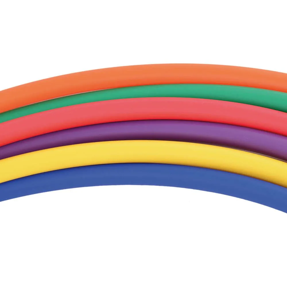 Coloured Hula Hoops 60cm 12pk