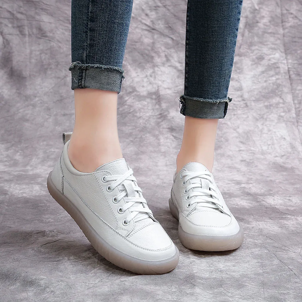 Comfortable Daily Casual Leather Sneakers | 35-41