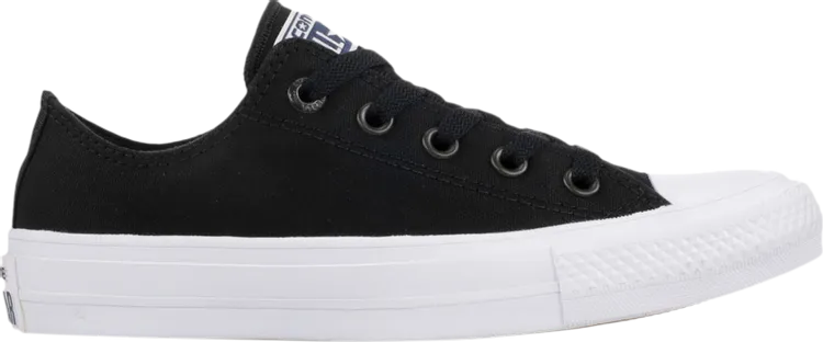 Converse Chuck Taylor All Star 2 Low GS Black Sneakers, black