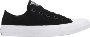 Converse Chuck Taylor All Star 2 Low GS Black Sneakers, black