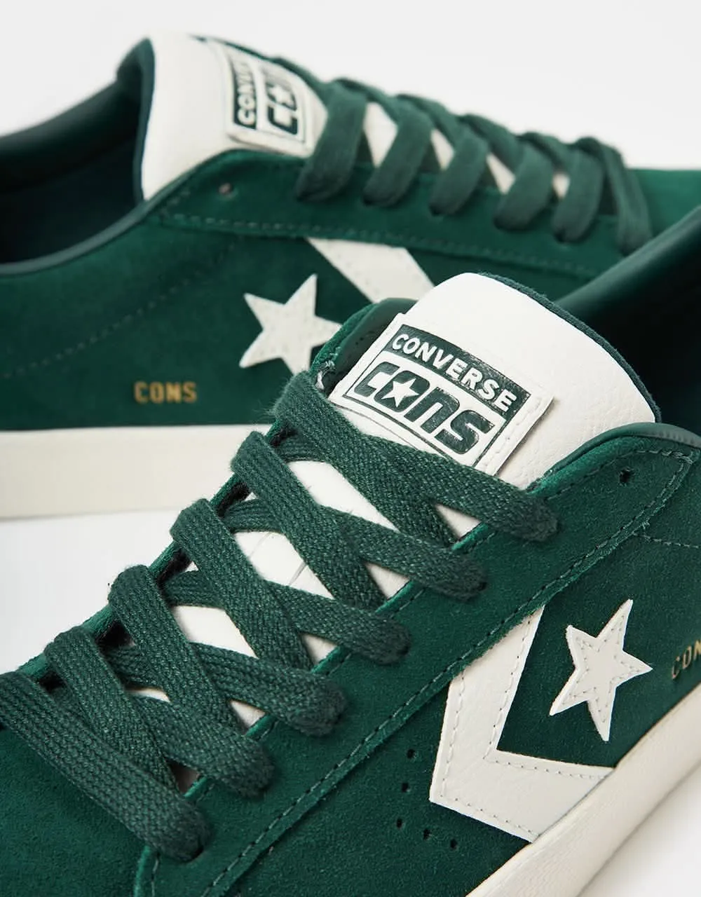 Converse PL Vulc Pro Skate Shoes - Green Envy/Egret/Gum Honey