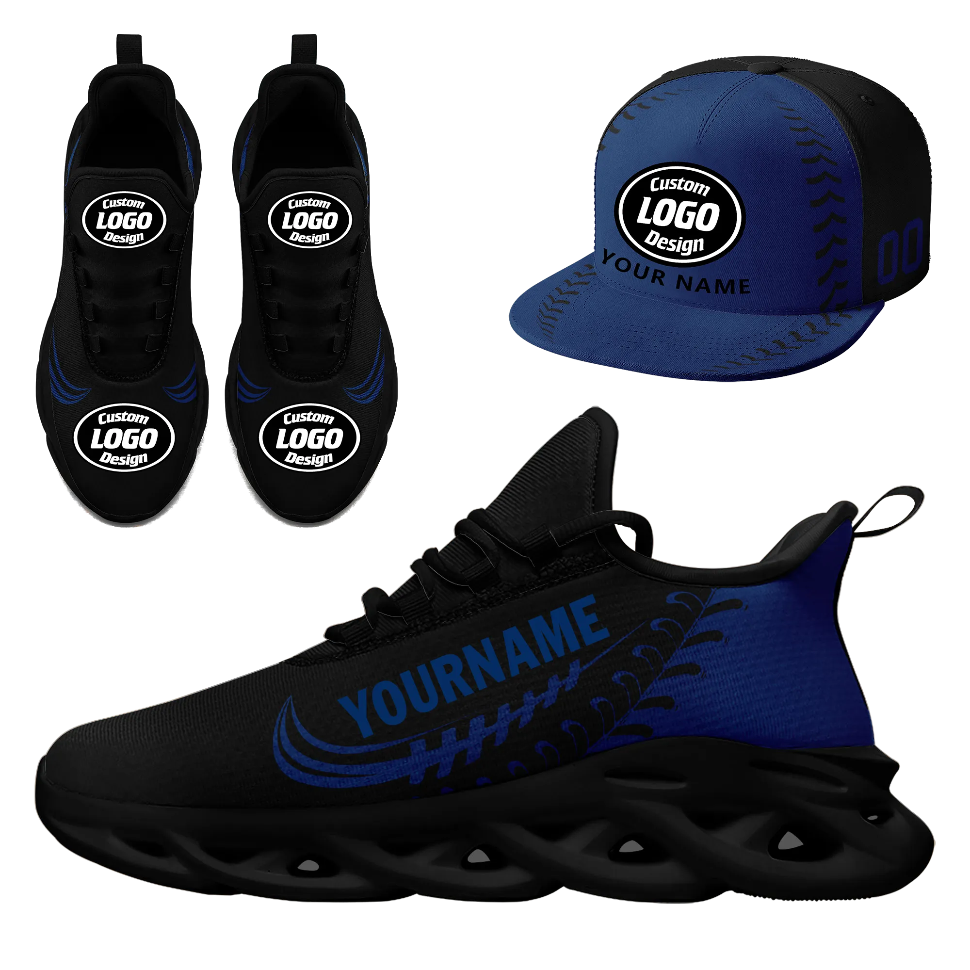 Custom MaxSoul Shoes and Hat Combo Personalized JH-bd0b00ea-bd