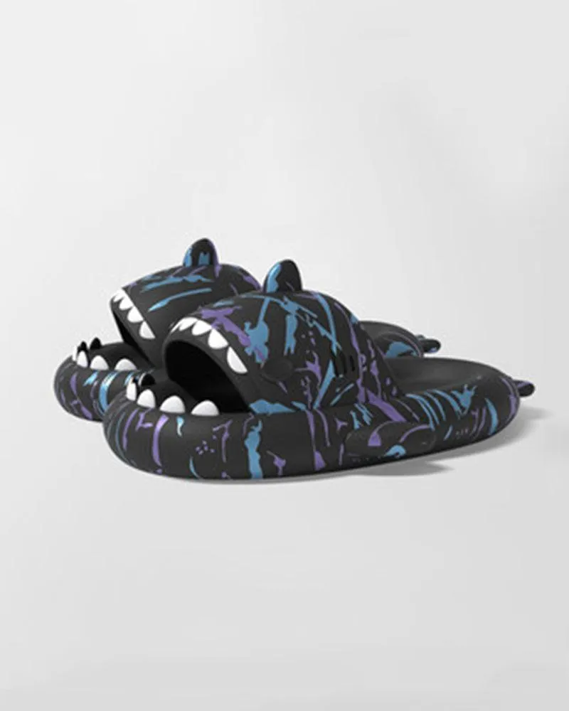 Cyberpunk Shark Cyber Slippers