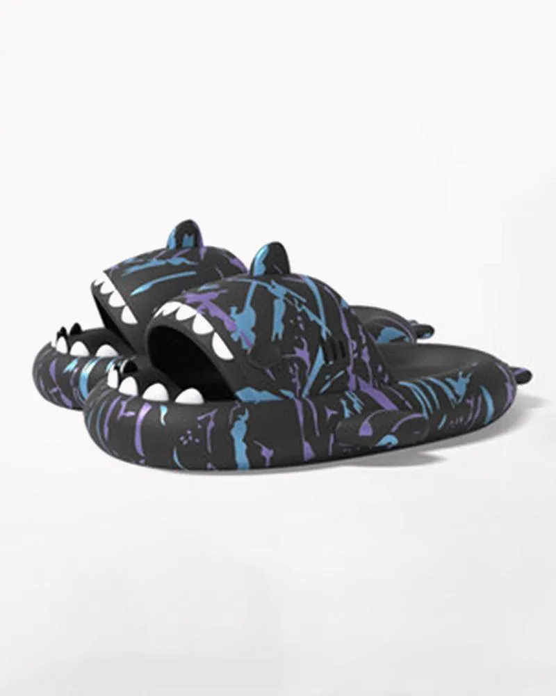 Cyberpunk Shark Cyber Slippers