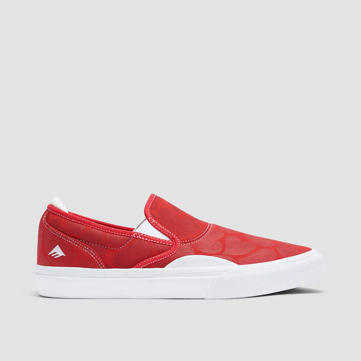 Emerica Wino G6 Slip On Shoes Red/White