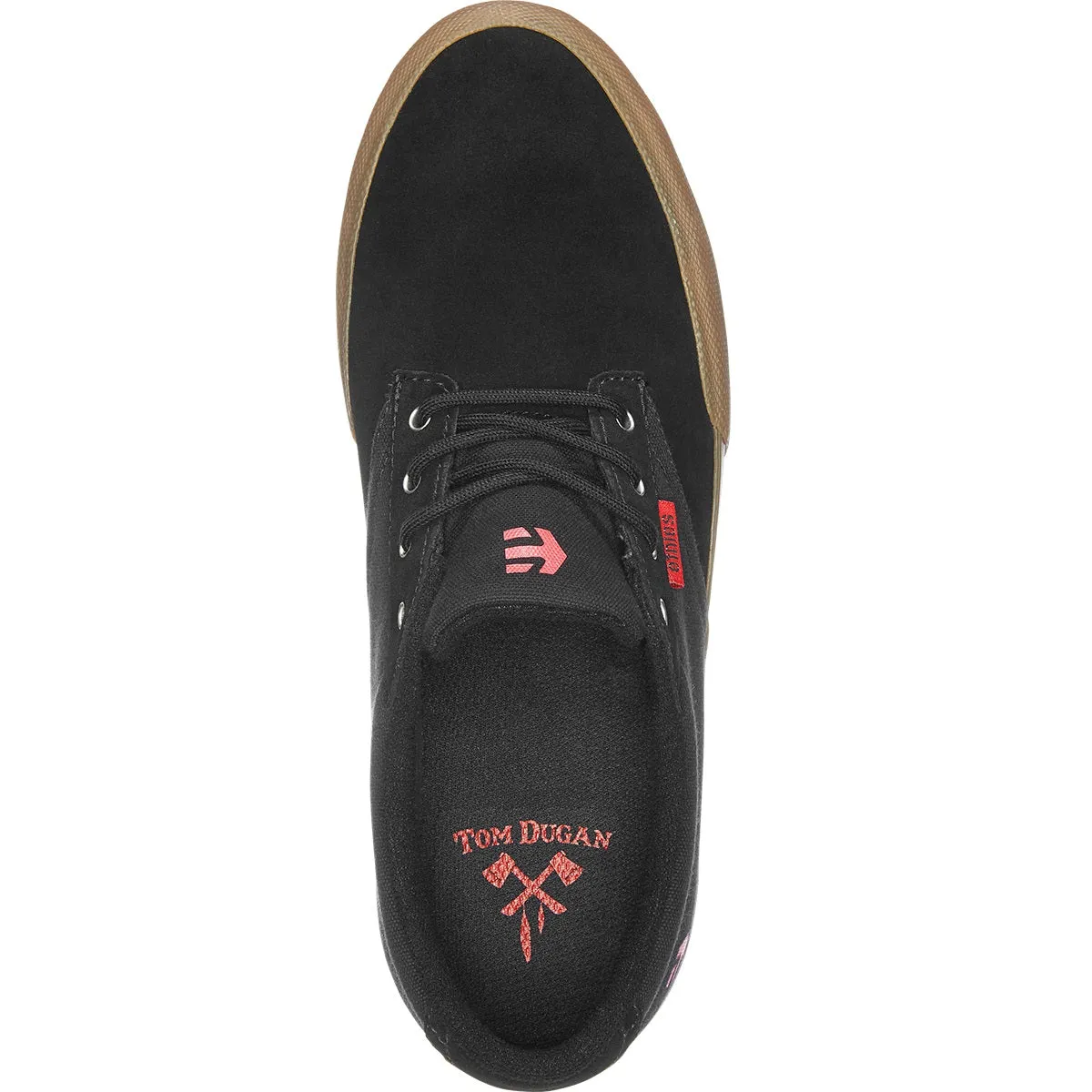 Etnies Shoes Jameson Vulc Tommy Dugan - Black/Red/Gum