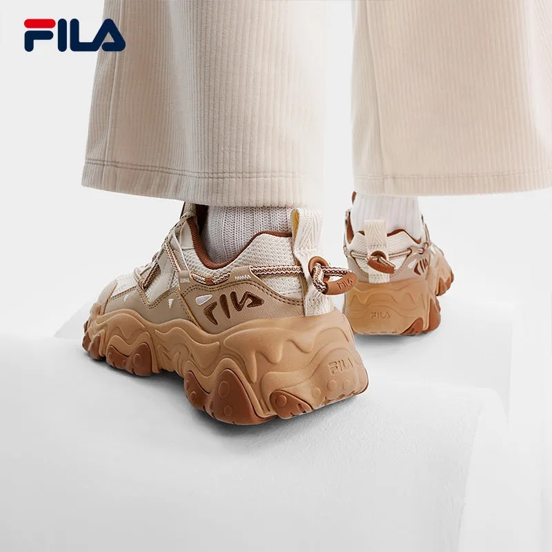 FILA CORE FASHION FLUID 5 Women Sneakers (White / Brown)