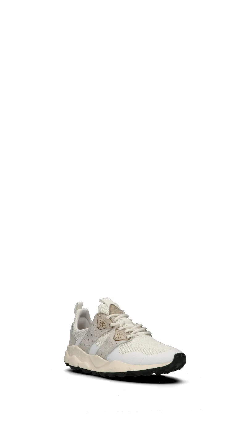 FLOWER MOUNTAIN CORAX Sneaker trendy uomo bianca in pelle