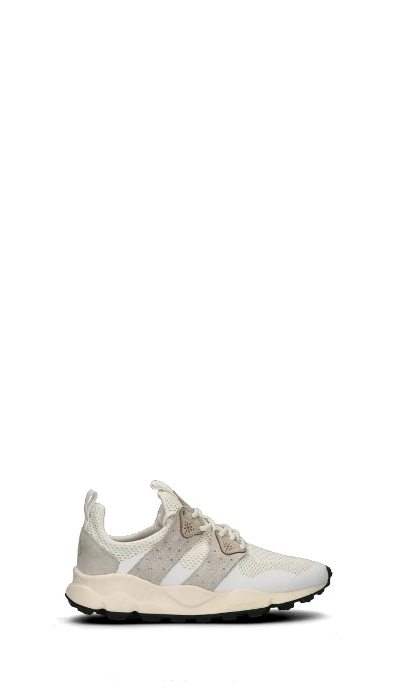 FLOWER MOUNTAIN CORAX Sneaker trendy uomo bianca in pelle