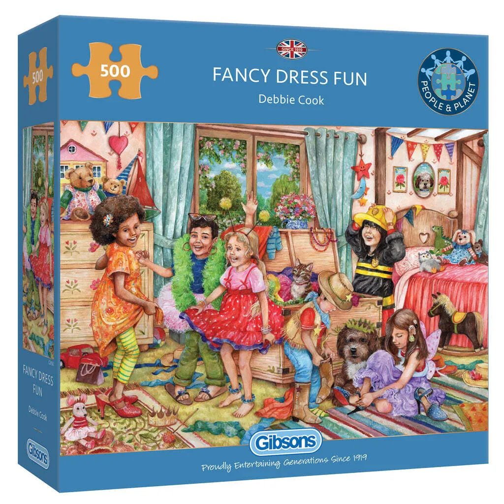 Gibsons: Fancy Dress Fun Puzzle (500pc Jigsaw) Board Game