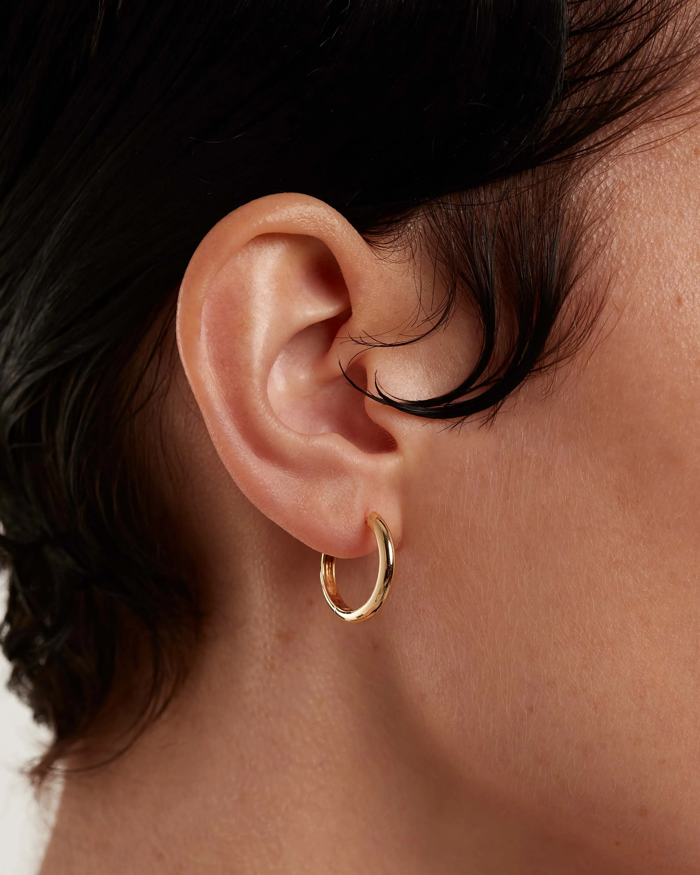 Gold Bold Medium Hoops