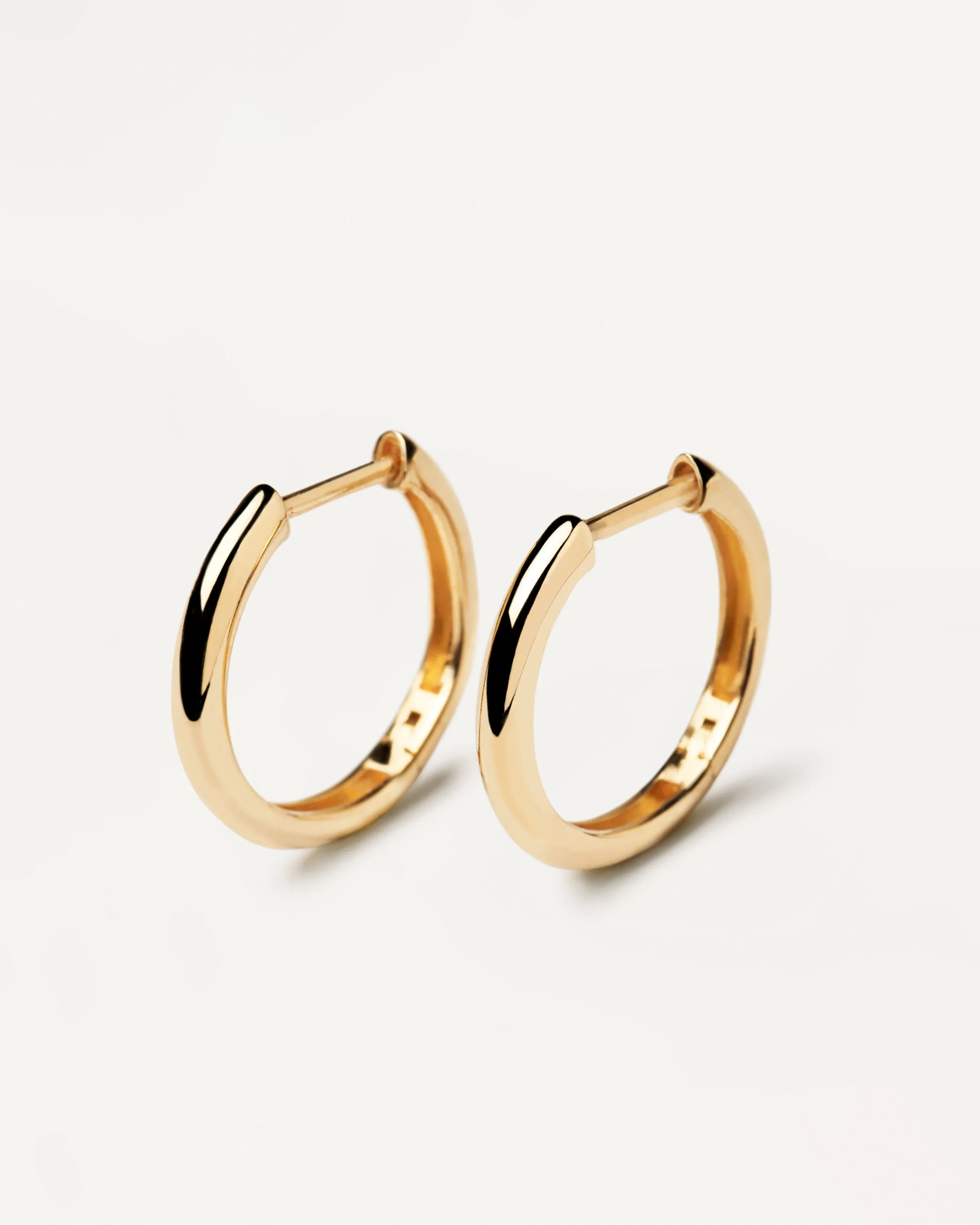 Gold Bold Medium Hoops