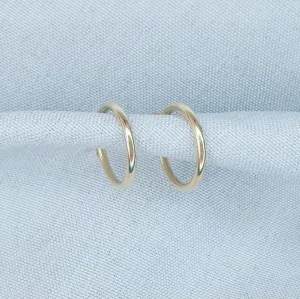 Gold Hoop Earrings Medium / Limitless Gold Hoops