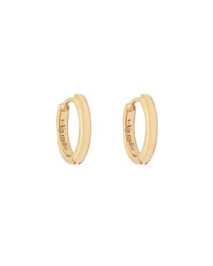 Grace Small Solid Gold Hoops