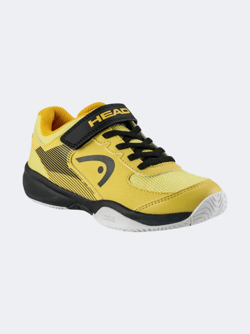 Head Sprint Velcro 3 Kids Tennis Shoes Yellow/Black Bnbk