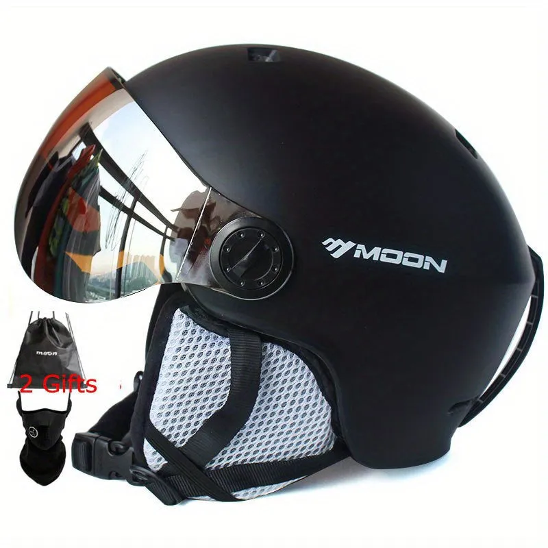 HighQuality MOON Ski Helmet Goggles for Outdoor Sports