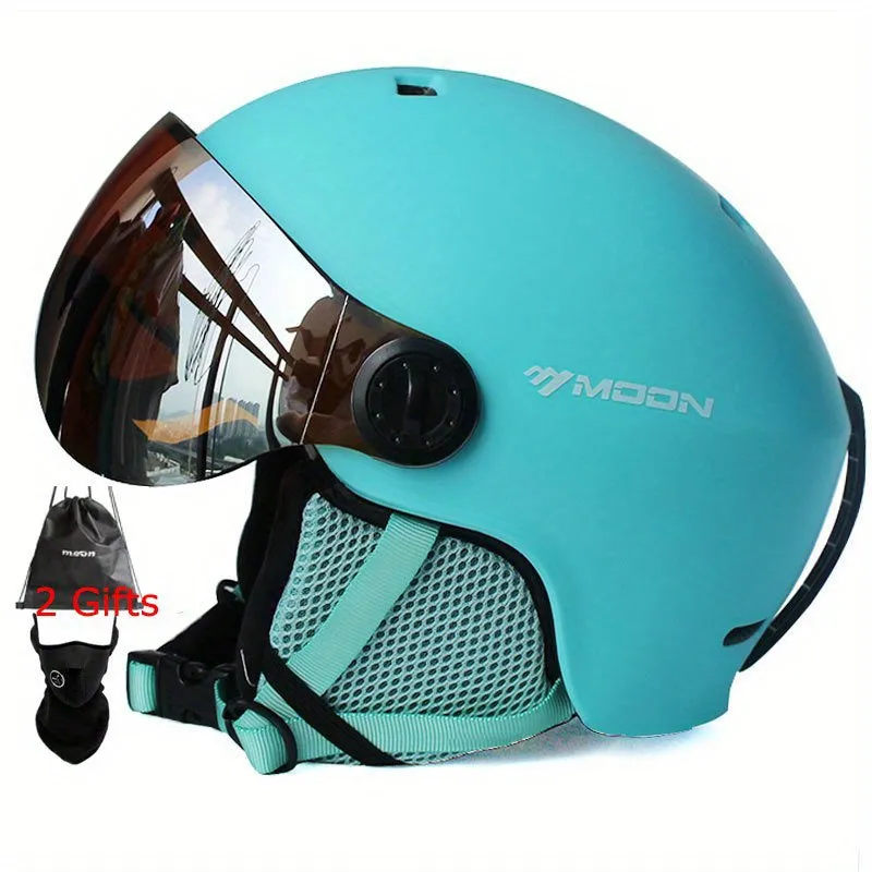 HighQuality MOON Ski Helmet Goggles for Outdoor Sports