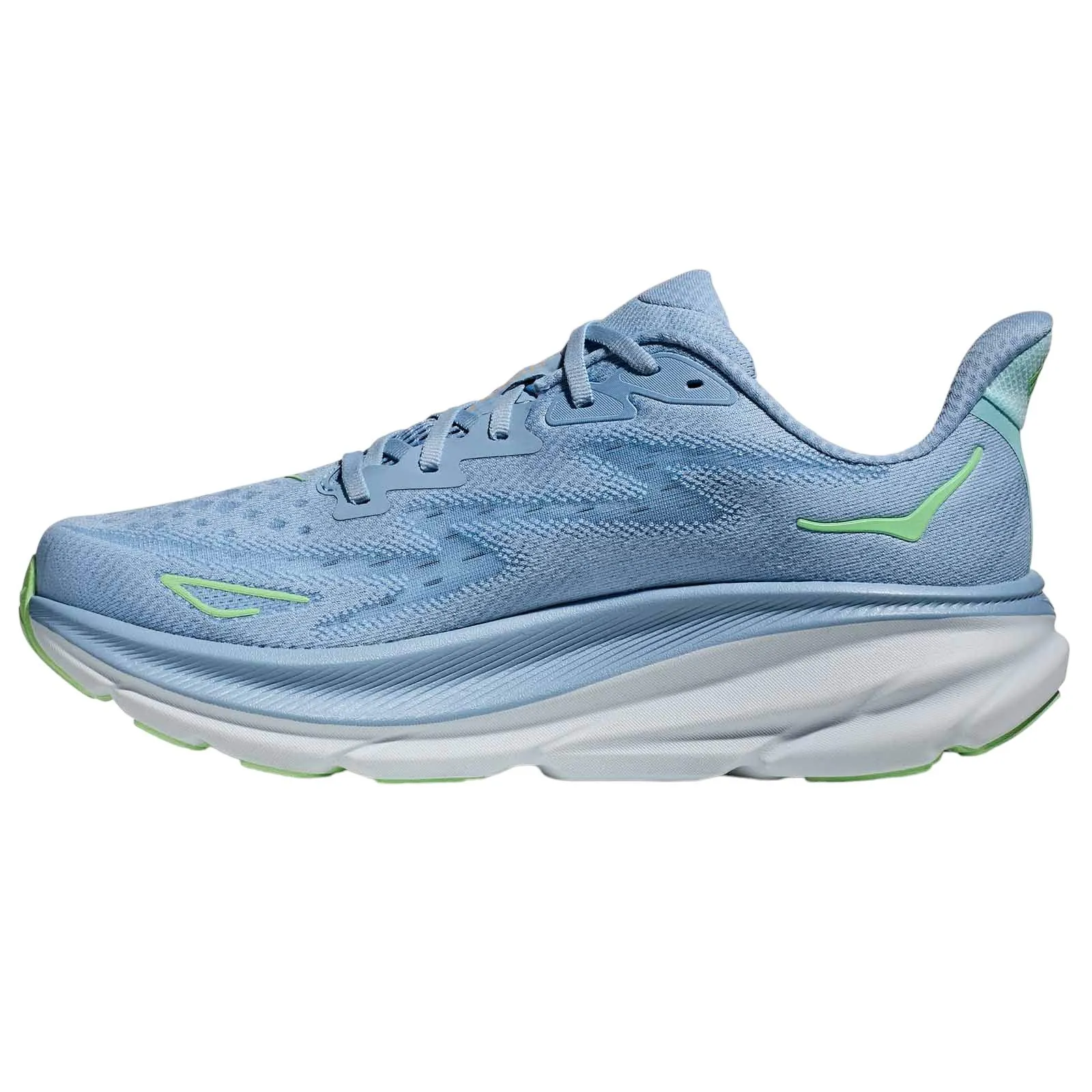 Hoka Clifton 9 Mens Wide-Fit Running Shoes