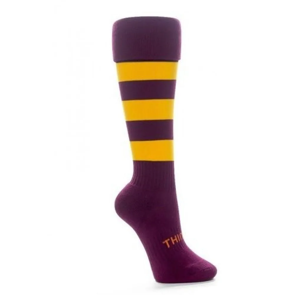 Hoops ThinSkins Socks (9 Colours) - 6 Pack