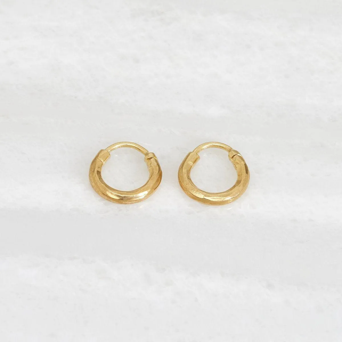 ISHKAR Mini Hoops in Gold