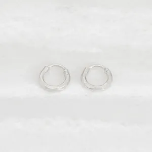 ISHKAR Mini Hoops in Silver