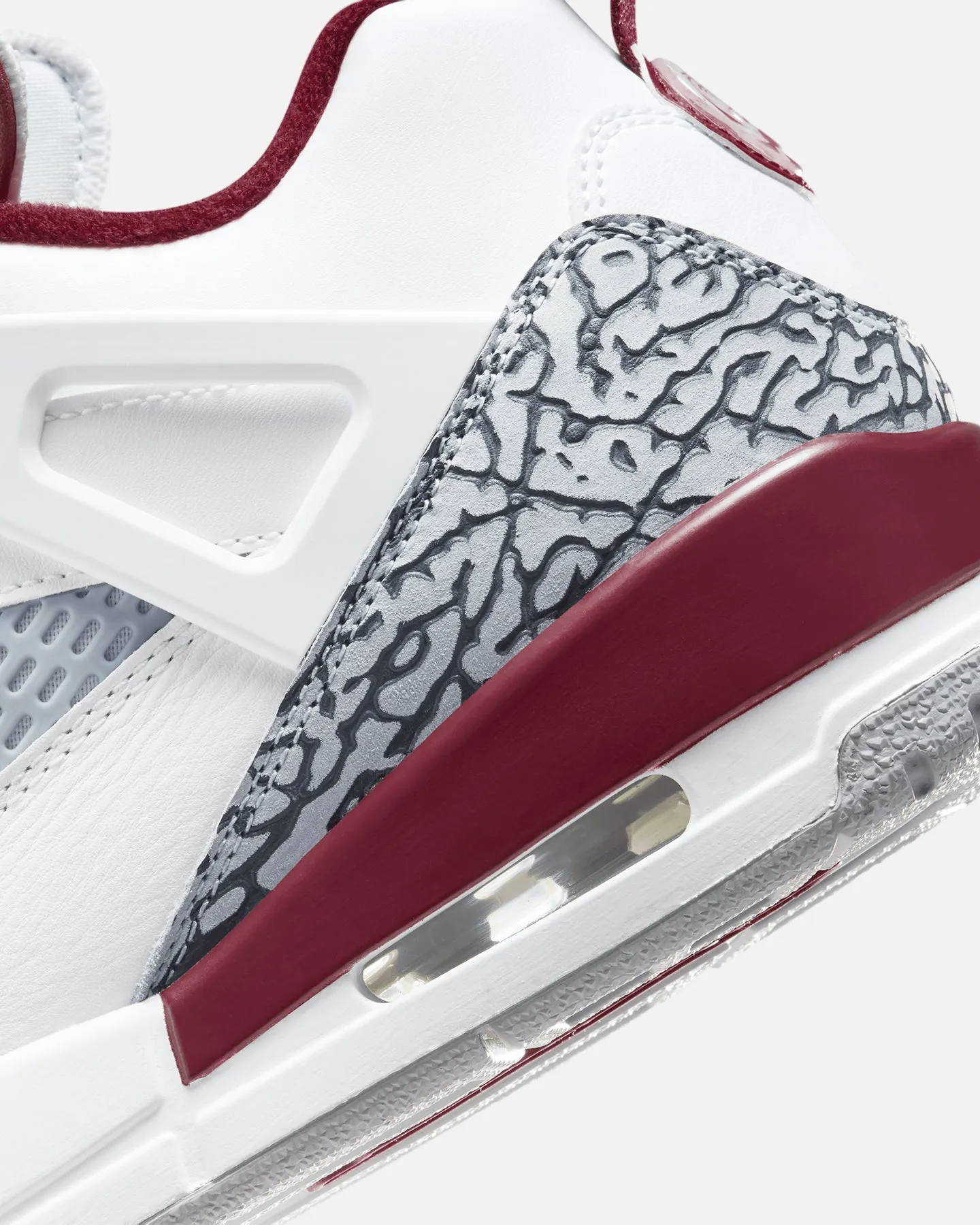 Jordan Spizike Low White/Team Red-Wolf Grey