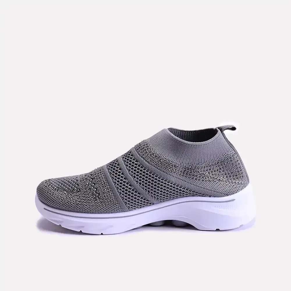 Julia Gray Slip On Sneakers 0440664