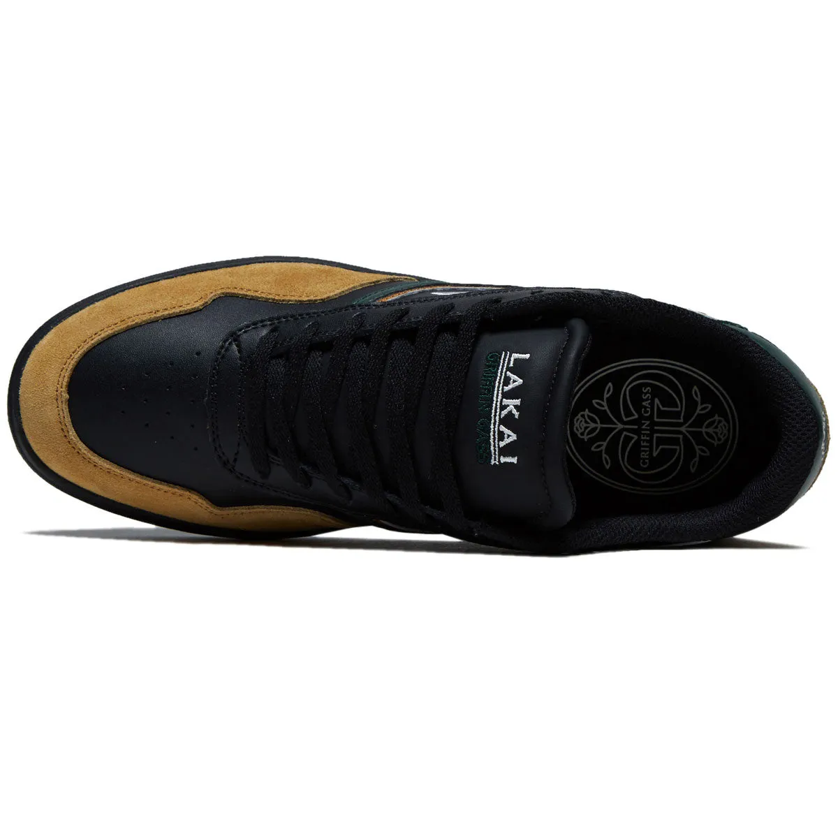 Lakai Terrace Shoes - Black/Walnut Suede