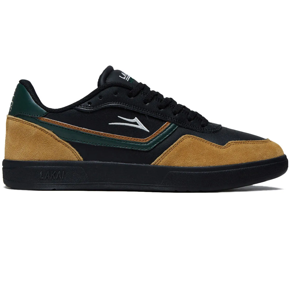 Lakai Terrace Shoes - Black/Walnut Suede