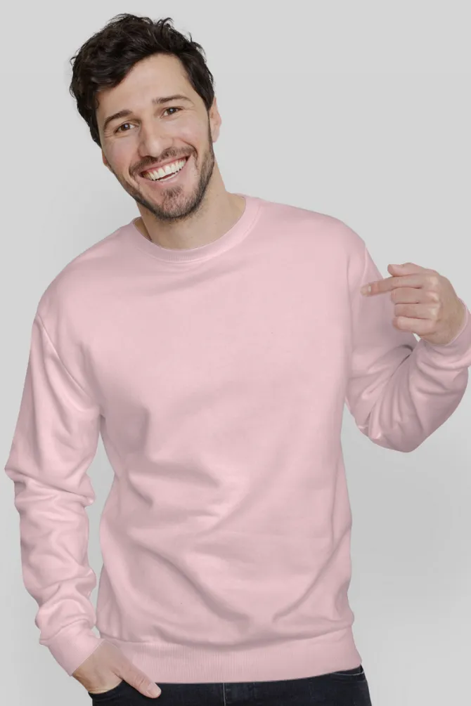 Light Pink Sweatshirt for men