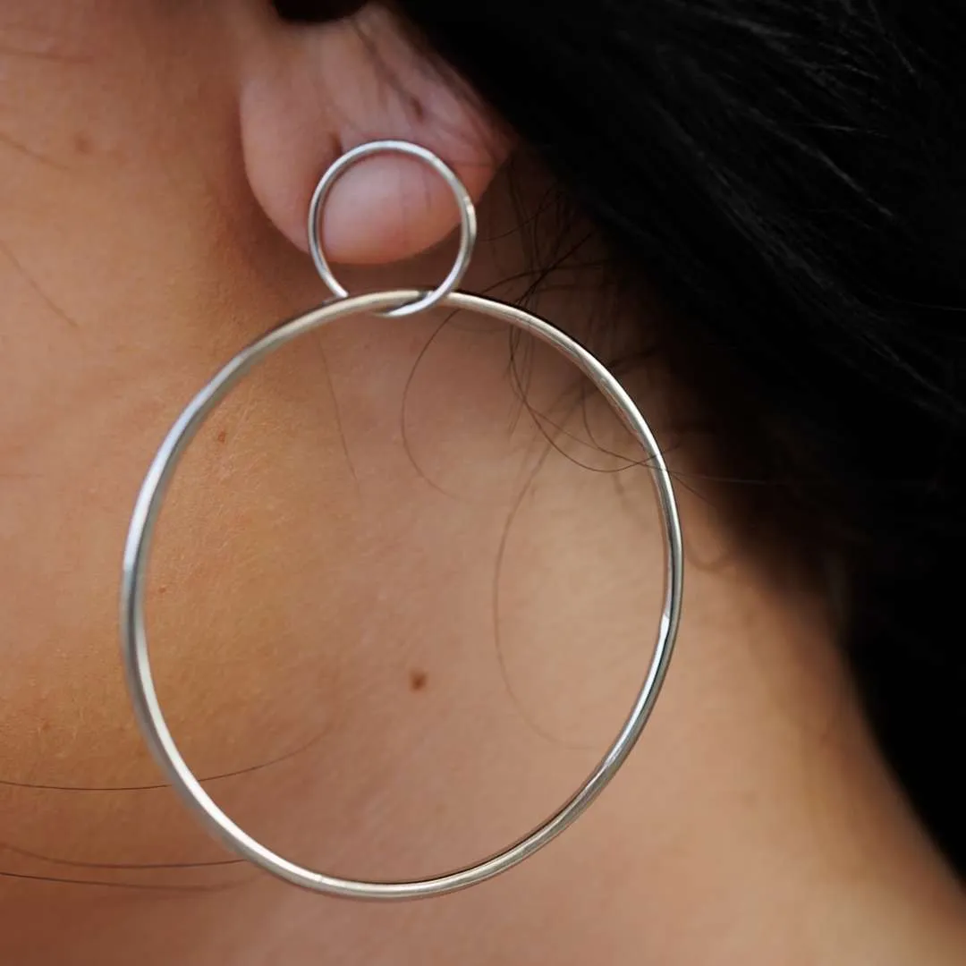 Lustre Hoop Earrings