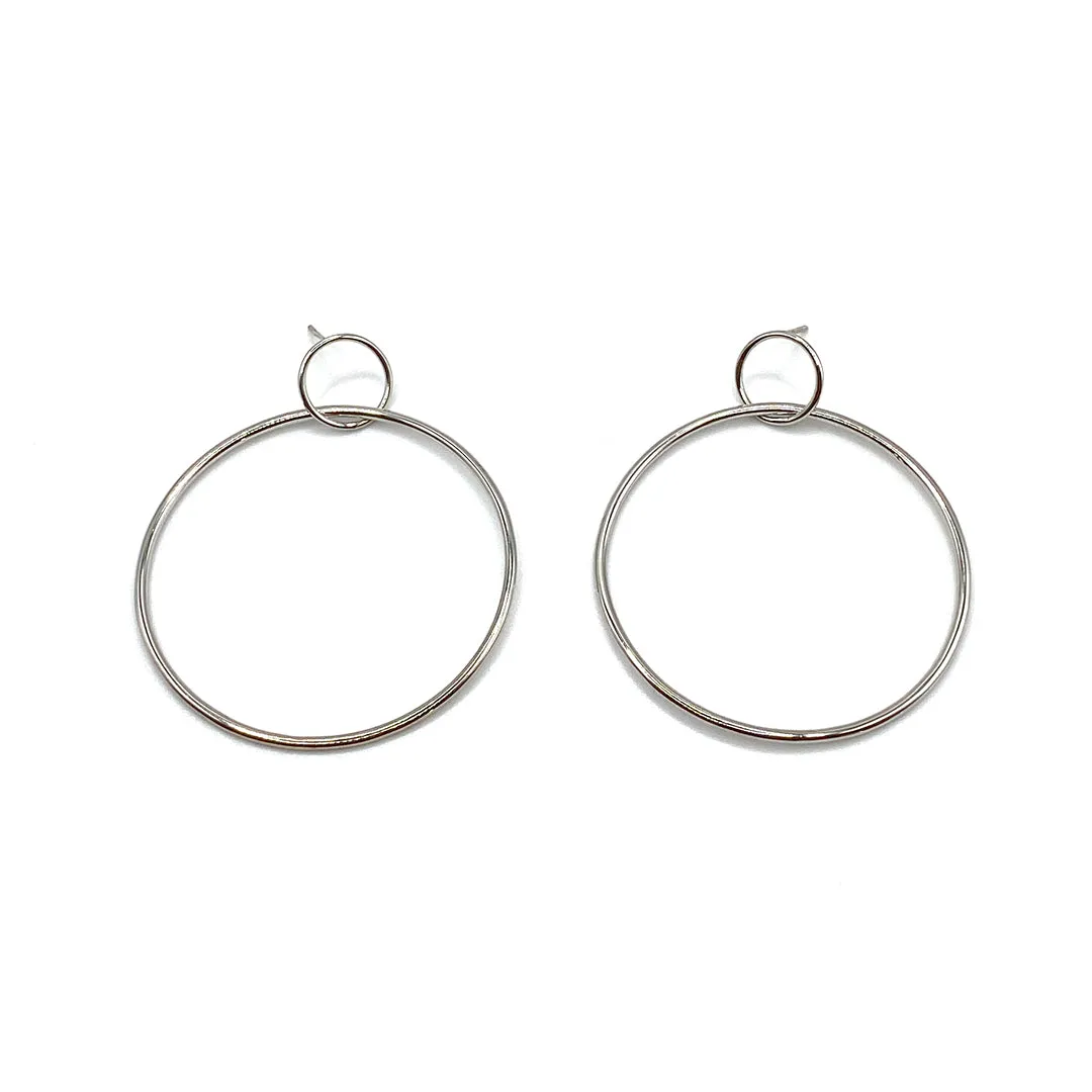 Lustre Hoop Earrings