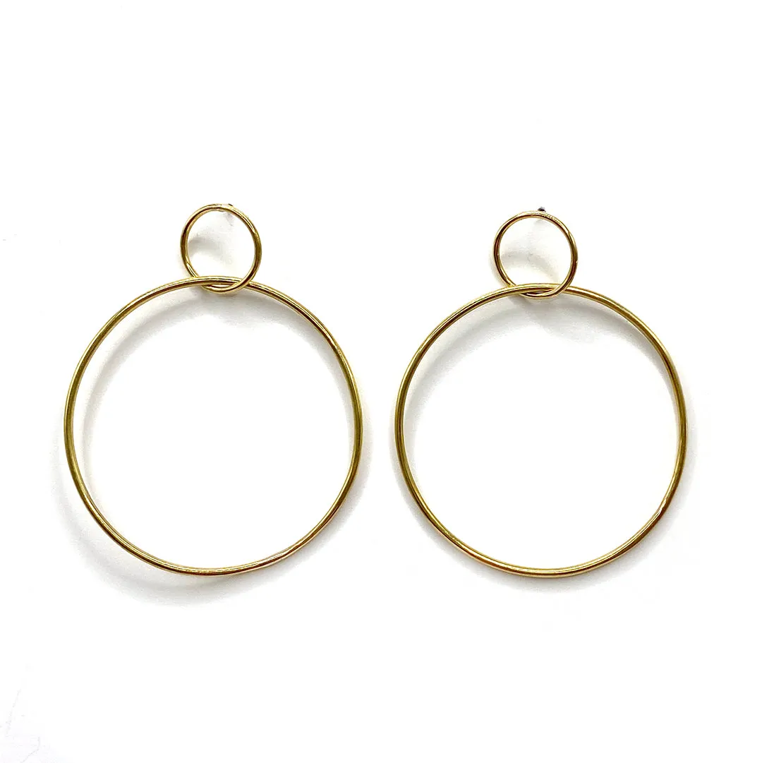 Lustre Hoop Earrings