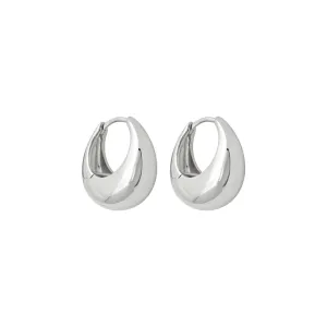 Macy Hoops - Silver