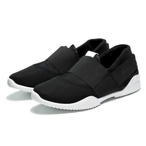 Men Breathable Elastic Bnad Slip On Casual Sneakers