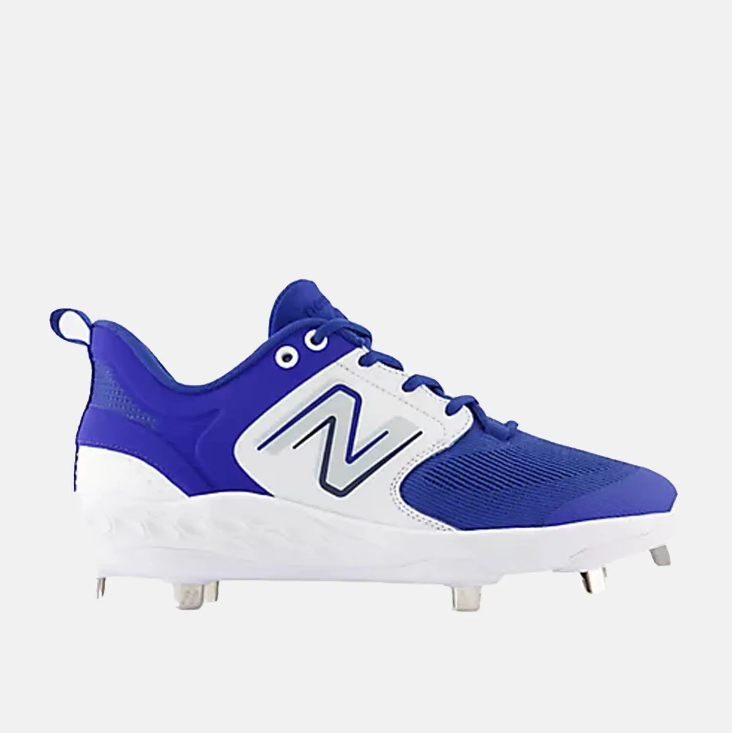 Men's Fresh Foam X 3000 V6 Metal Baseball Cleat, Royal/White