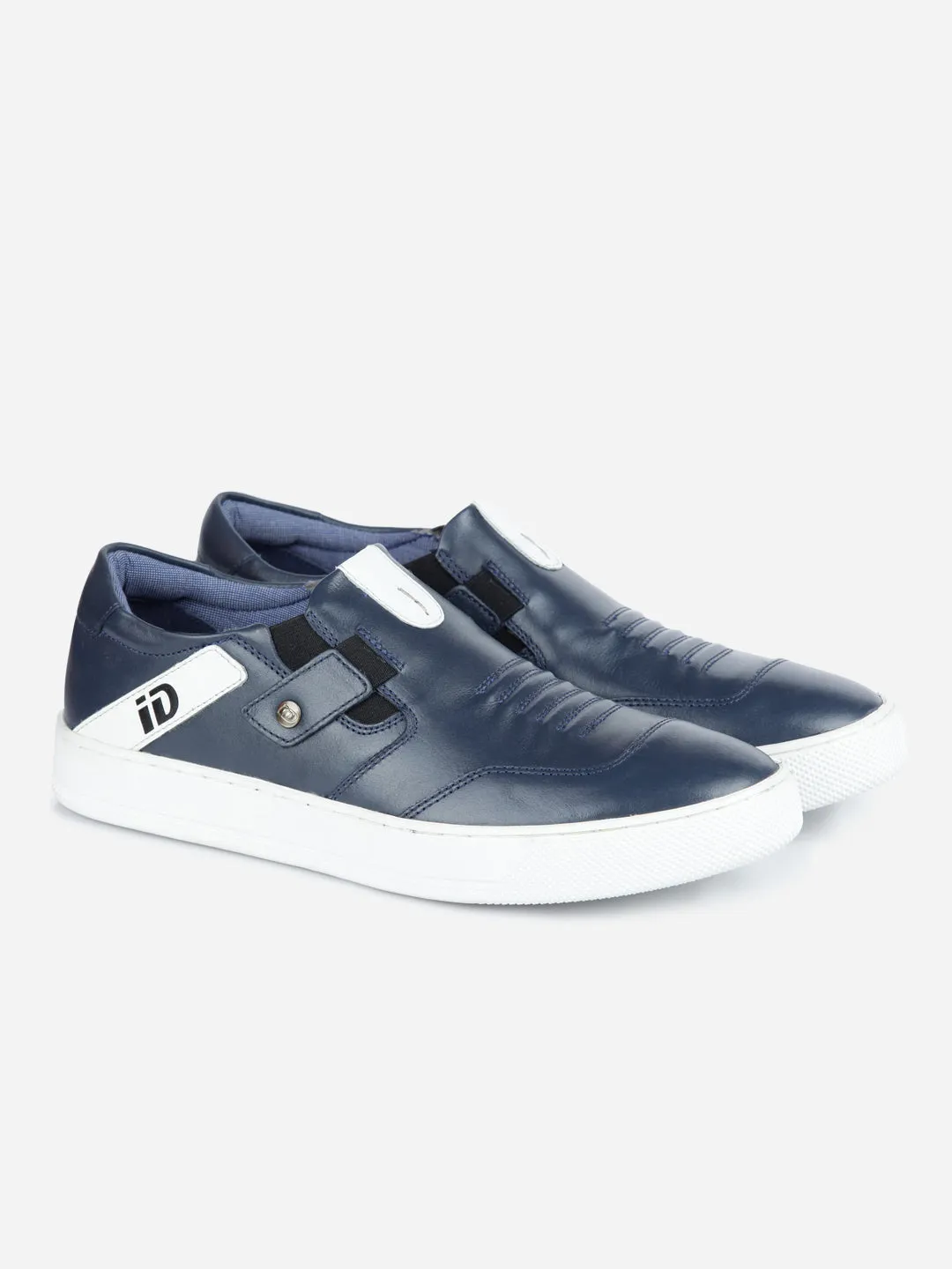 Men's Navy Slip On Sneaker (ID3050)