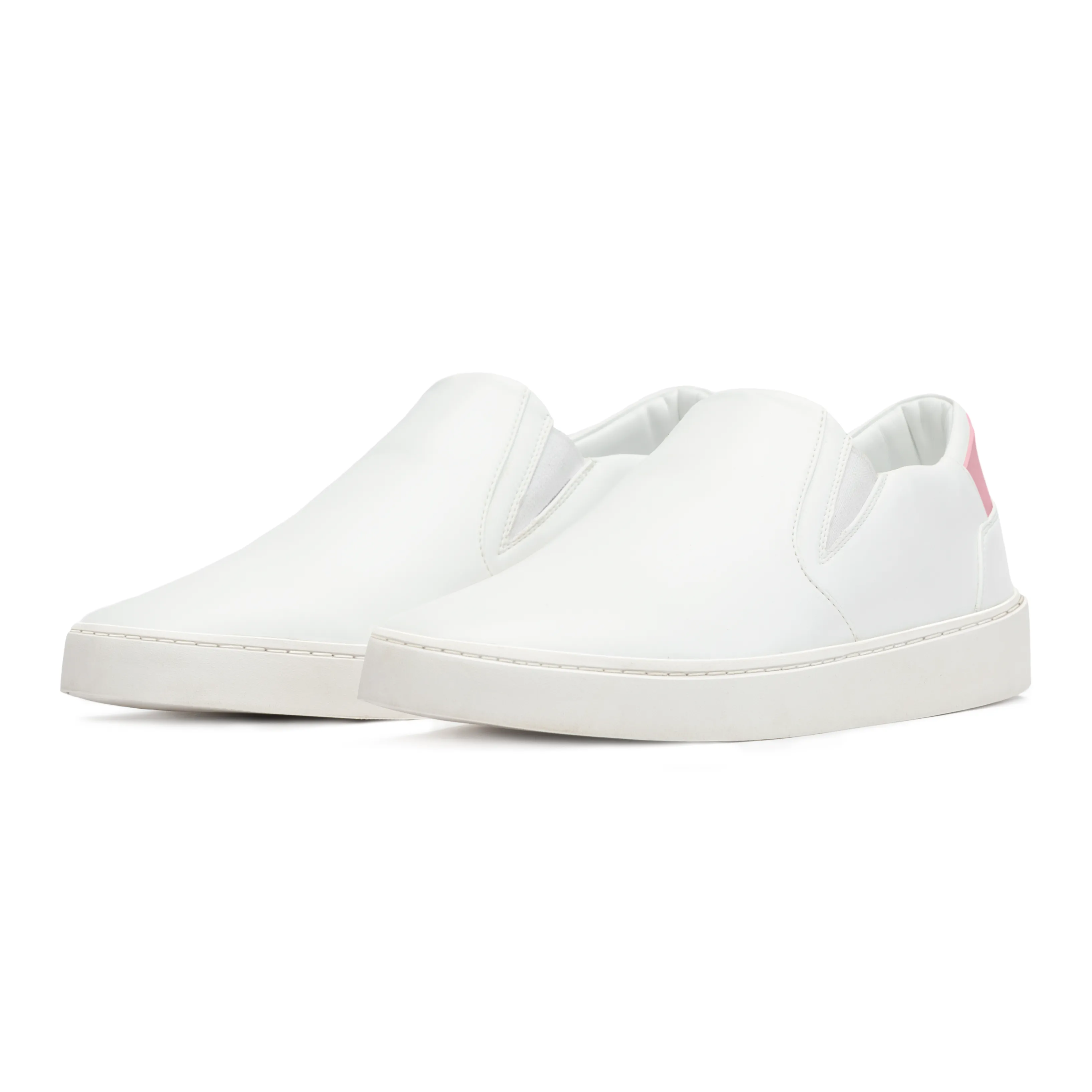 Men's Slip On | White-Pink