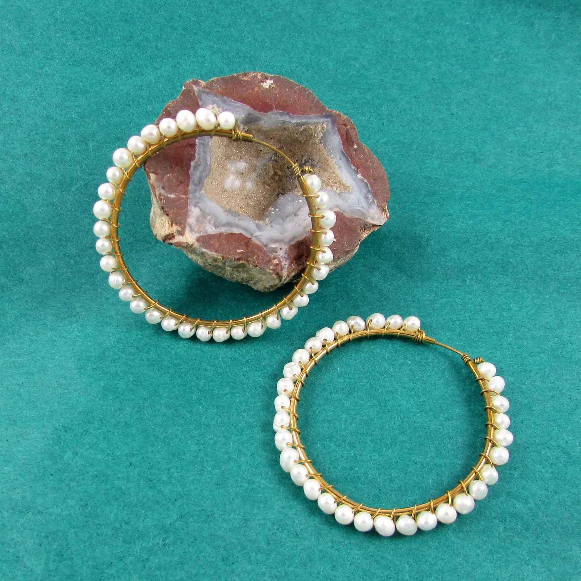 Mia Pearl Hoops