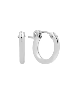 Mix & Match Medium Latch Hoops (15mm) - Sterling Silver