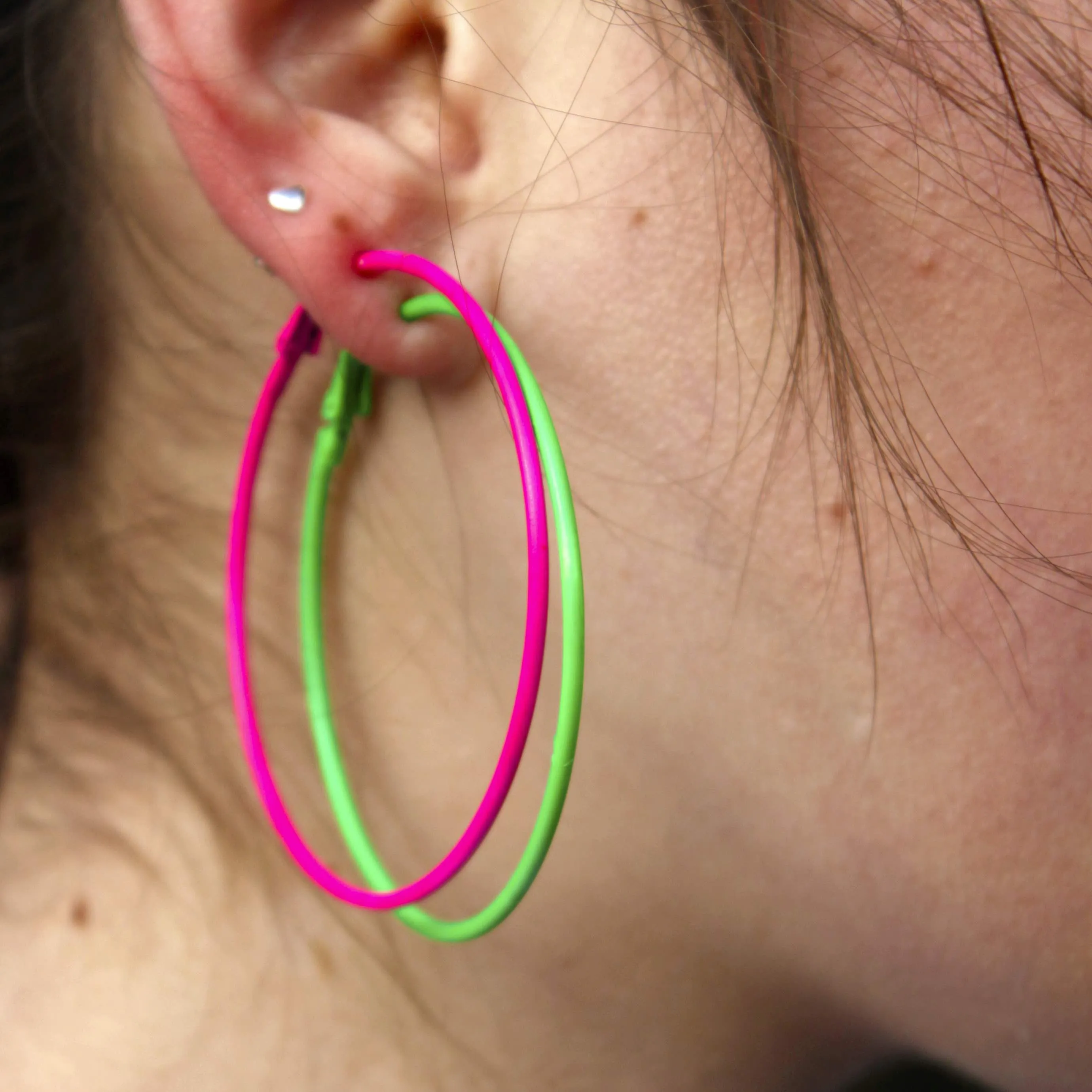 Mix and Match Neon Hoops