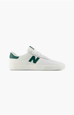 New Balance Numeric NM272NAB Shoe, White/Green