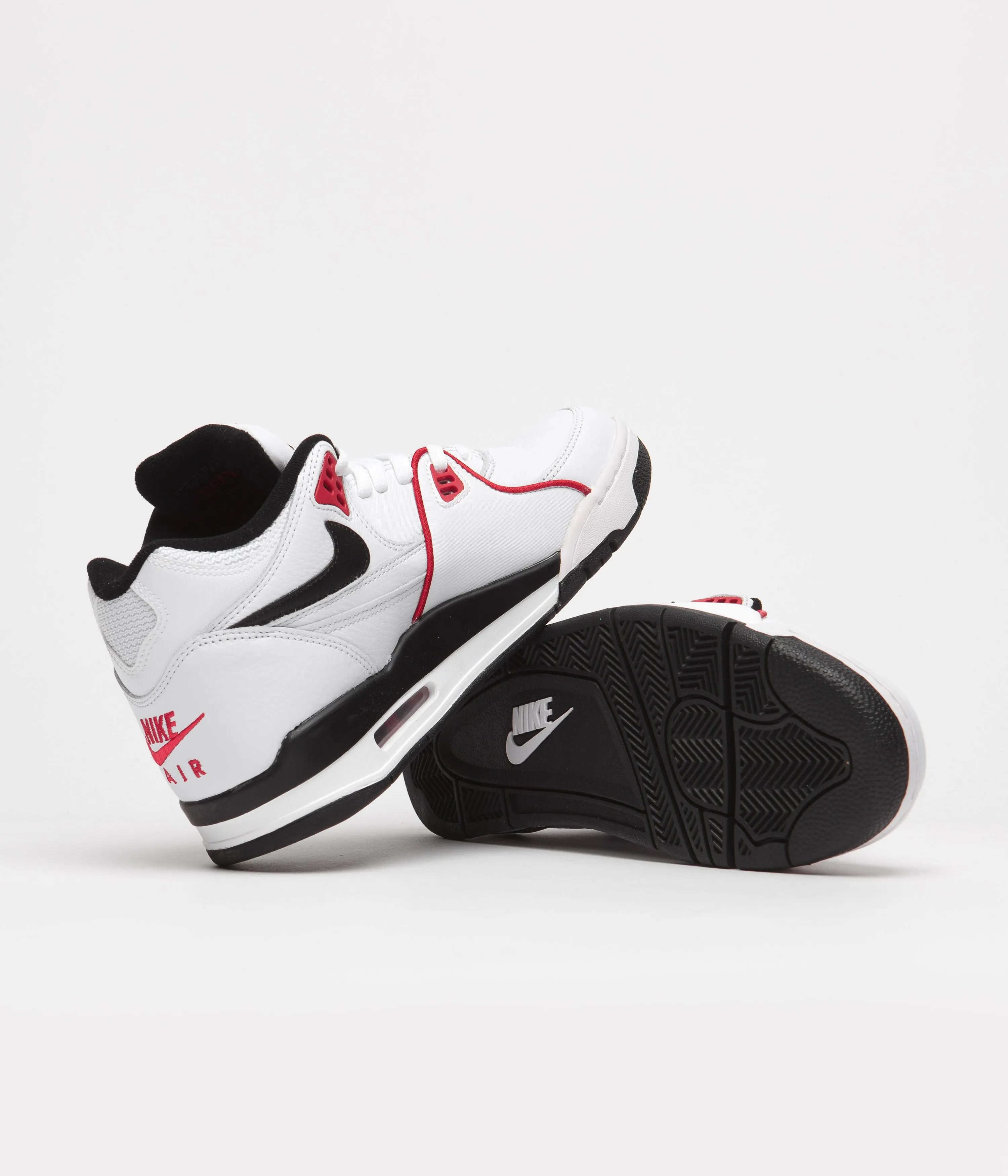 Nike Air Flight 89 Shoes - White / Black - White - White