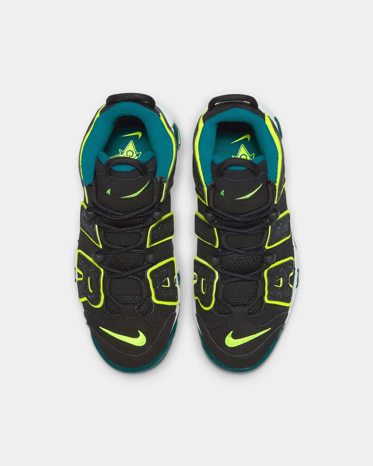 Nike Kids' Air More Uptempo (GS) Black/Volt