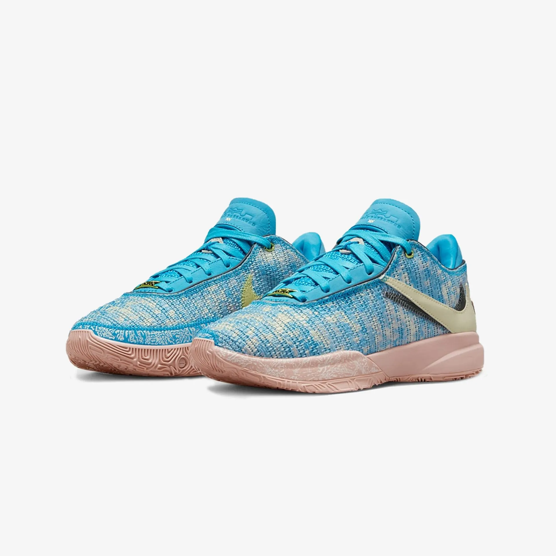 Nike | LEBORN XX ASW EP  { BLUE LIGHTNING/COCONUT MILK