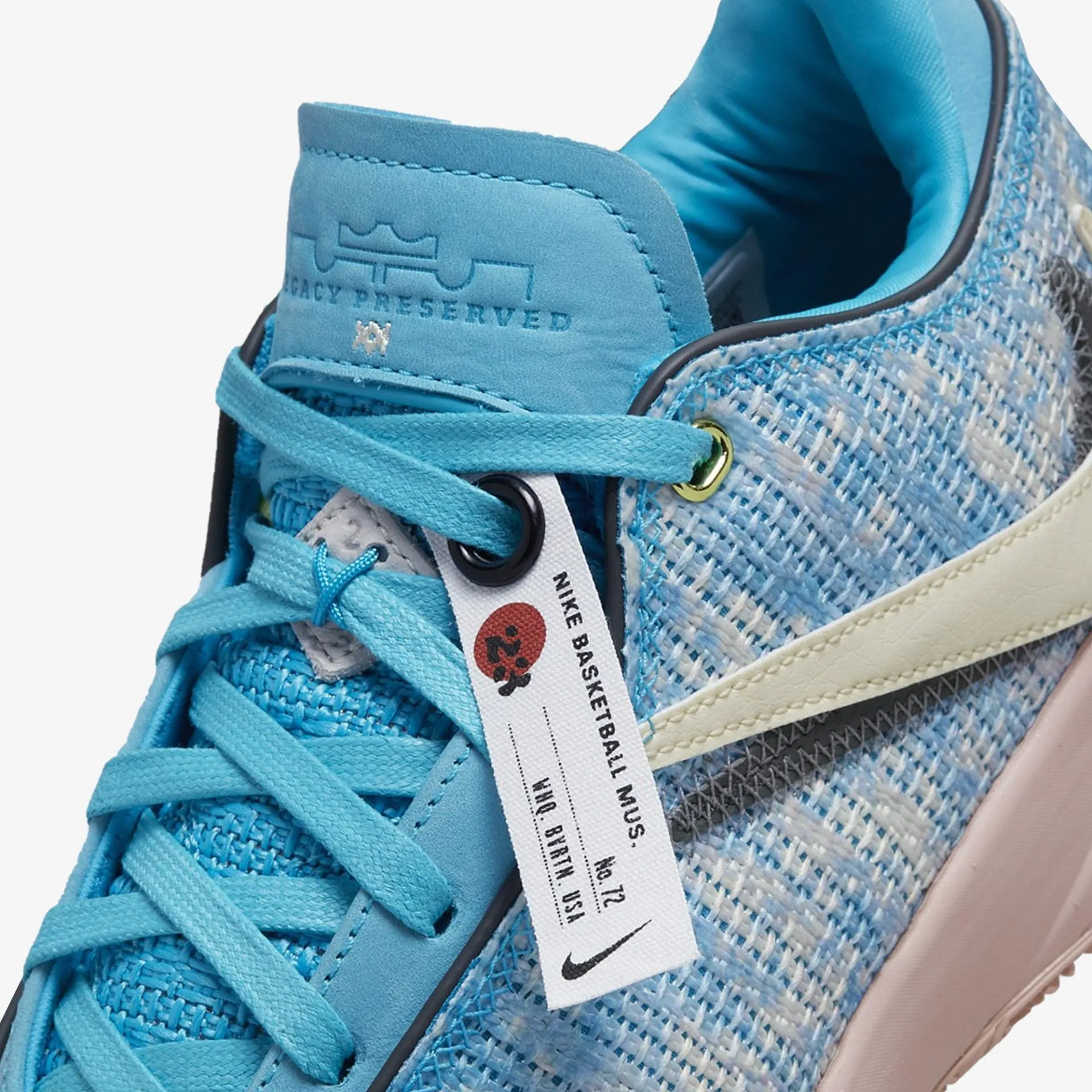 Nike | LEBORN XX ASW EP  { BLUE LIGHTNING/COCONUT MILK