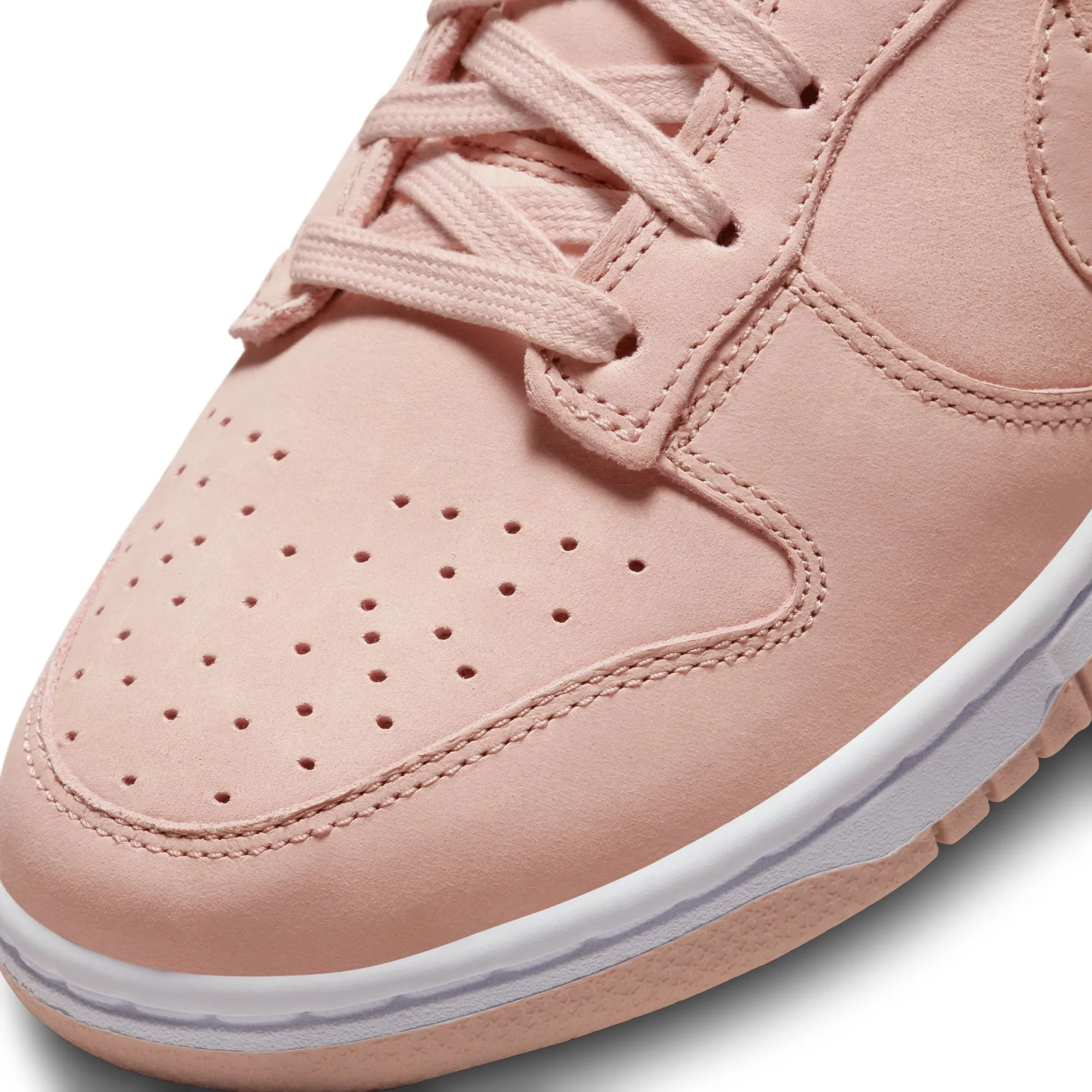 Nike Women's Dunk Low Premium Shoes - Pink Oxford