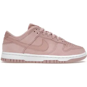 Nike Women's Dunk Low Premium Shoes - Pink Oxford