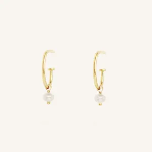 Olsen Pearl Hoops - Stone of Potential