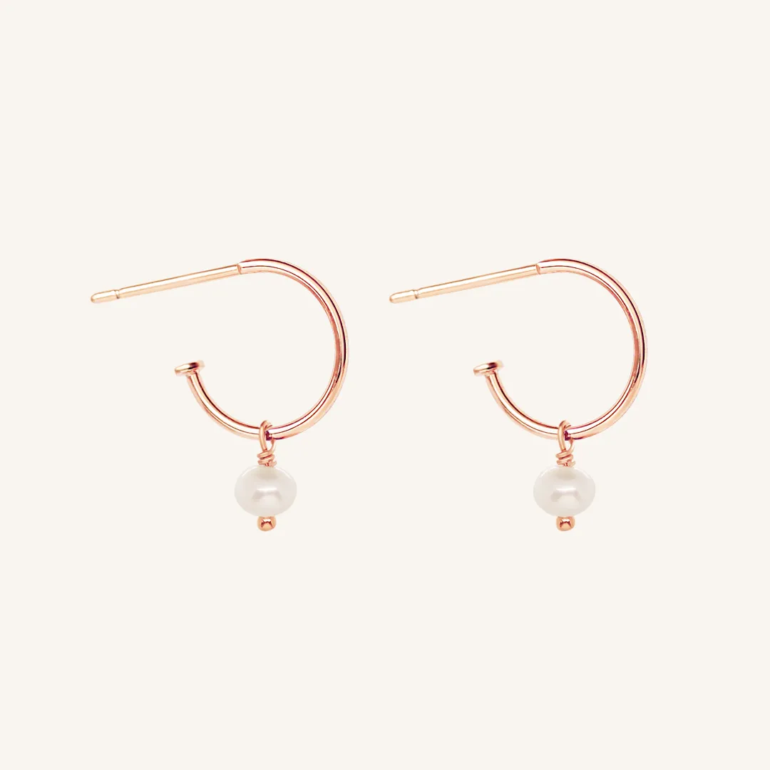 Olsen Pearl Hoops - Stone of Potential